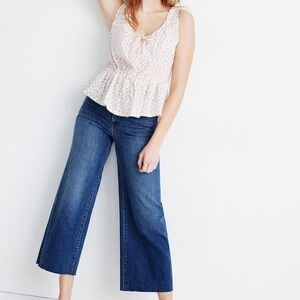 Madewell Wide Leg Crop Jeans